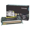 LEXMARK Cartouche Toner C74X Jaune7 000 pages LRP