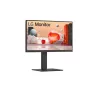ECRAN LG 24 Noir 24BA850-B 16:9 IPS FHD 4K 5ms 1920x1080 250cd/m2 HDMI DisplayPort USB-C LAN Webcam Microphone Réglab haut…