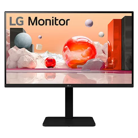 ECRAN LG 27 Noir IPS 16:9 5ms 1920x1080 100Hz 250cd/m2 HDMI 1.4 DisplayPort VGA HPs 2x2W Réglab haut inclinaison rotation…