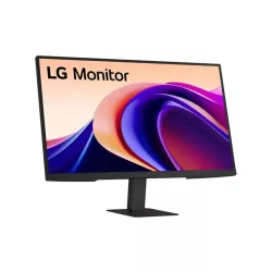 ECRAN LG 27 Noir IPS 16:9 5ms 2560x1440 100Hz 250cd/m2 HDR 10 HDMI USB Type-C Sortie Casque Black Stabilizer Mode Lecture Pied…
