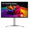 ECRAN LG 32 Blanc 32UQ850V-W 16:9 IPS 5ms 3840x2160 400cd/m² 2xHDMI DP 2xUSB3.0 USB-C HPs 5Wx2 Inclinaison Ajust. Hauteur…