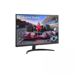 ECRAN LG 32 Noir 16:9 VA 3840x2160 4ms 250cd/m² HDR 10 HDMI DisplayPort Sortie Casque HPs Black Stabilizer VESA 100x100 Pied…
