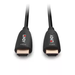 LINDY Câble HDMI 8K60 Hybride Fibre Optique 20m LINCAB38512