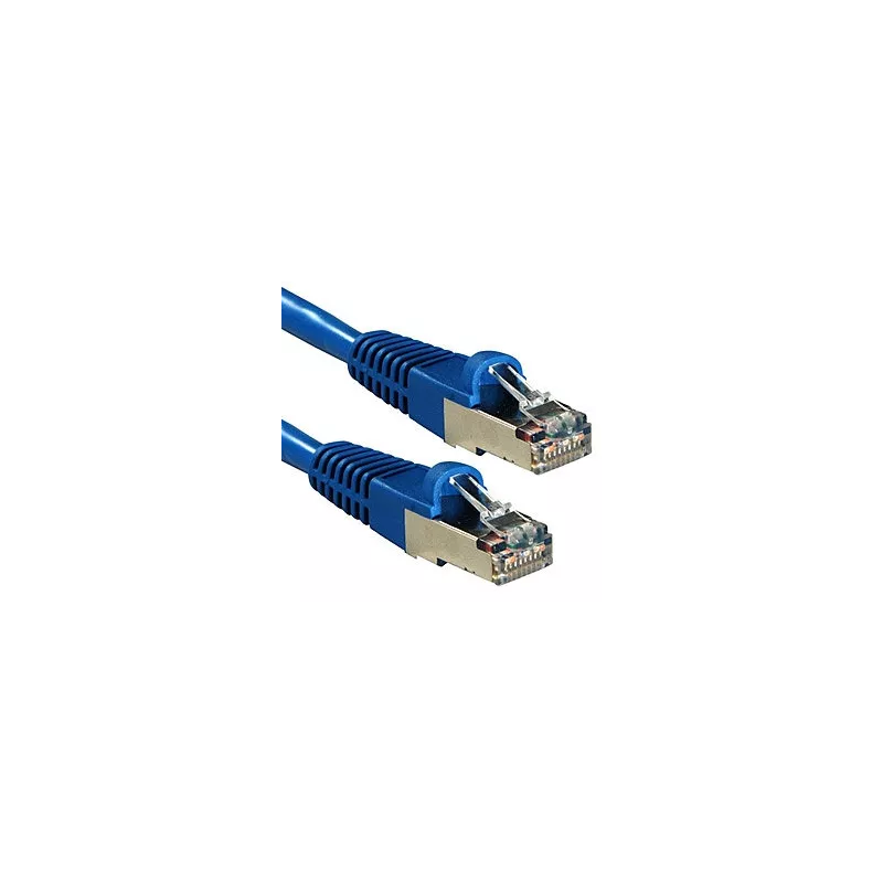 Câble réseau Bleu Cat.6A S/FTP LSZH, 0.3m