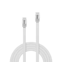Câble réseau Plat Blanc Cat.6 U/UTP, 1m
