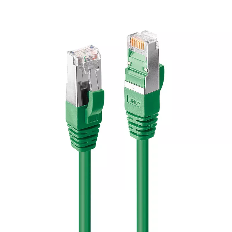 Cable reseau Vert Cat 6A S/FTP LSZH 2m