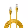 Cable reseau Jaune Cat 6A S/FTP LSZH 1m