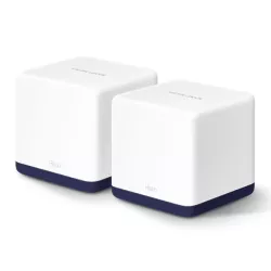 Système Wi-Fi (lot de 2 packs) Mesh AC1900 pour Toute la Maison Vitesse 600 Mbps (2,4 GHz) + 1300 Mbps (5 GHz) 3 ports Gigabit…