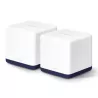 Système Wi-Fi (lot de 2 packs) Mesh AC1900 pour Toute la Maison Vitesse 600 Mbps (2,4 GHz) + 1300 Mbps (5 GHz) 3 ports Gigabit…