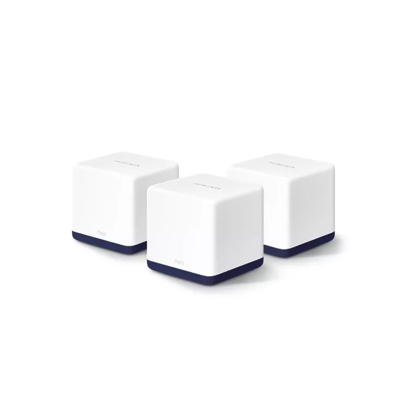 Système Wi-Fi (lot de 3 packs) AC1900 pour Toute la Maison Vitesse 600 Mbps (2,4 GHz) + 1300 Mbps (5 GHz) 3 ports Gigabit 3…