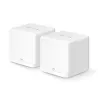 Système Wi-Fi 6 (lot de 2 packs) Mesh AX1500 pour Toute la Maison Vitesse 300 Mbps (2,4 GHz) + 1201 Mbps (5 GHz) 3 ports…