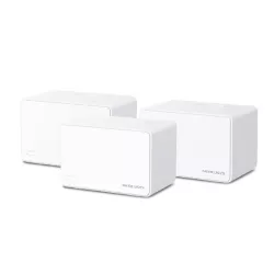 Système Wi-Fi 6 (lot de 3 packs) Mesh AX3000 pour Toute la Maison Vitesse 574 Mbps (2,4 GHz) + 2402 Mbps (5 GHz) 3 ports…