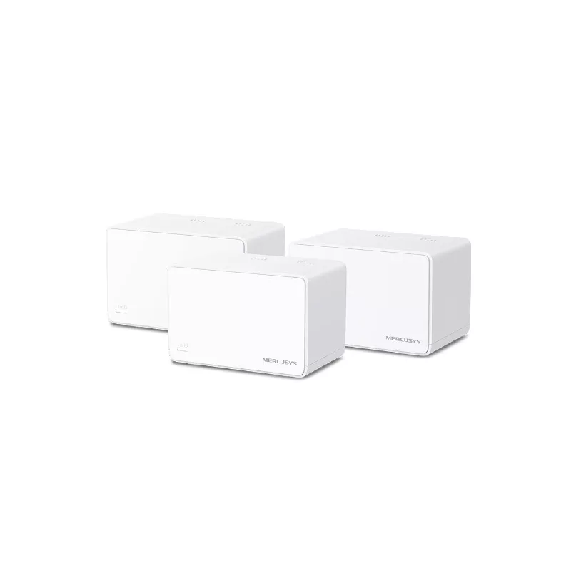 Système Wi-Fi 6 (lot de 3 packs) Mesh AX3000 pour Toute la Maison Vitesse 574 Mbps (2,4 GHz) + 2402 Mbps (5 GHz) 3 ports…