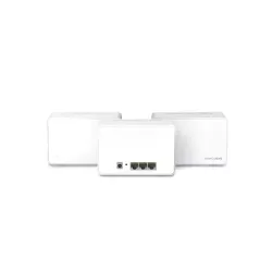 Système Wi-Fi 6 (lot de 3 packs) Mesh AX3000 pour Toute la Maison Vitesse 574 Mbps (2,4 GHz) + 2402 Mbps (5 GHz) 3 ports…