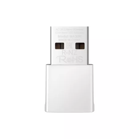 Adaptateur USB double bande sans fil nano AC1300N VITESSE 400 Mbps à 2,4 GHz + 867 Mbps à 5 GHz Antennes internes USB 2.0