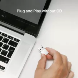 Adaptateur USB double bande sans fil nano AC1300N VITESSE 400 Mbps à 2,4 GHz + 867 Mbps à 5 GHz Antennes internes USB 2.0