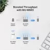 Adaptateur USB double bande sans fil nano AC1300N VITESSE 400 Mbps à 2,4 GHz + 867 Mbps à 5 GHz Antennes internes USB 2.0