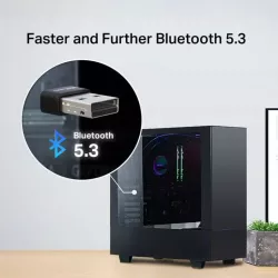 Adaptateur Bluetooth Nano USB modèle BT 5.3 , 1 antenne interne USB 2.0