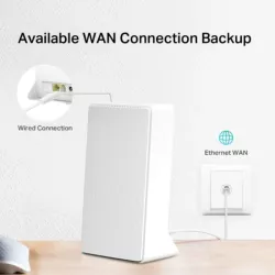 Routeur 4G+ WiFi AC1200 modem 4G LTE intégré de 300 Mbps Vitesse 300 Mbps (2,4 GHz) 867 Mbps (5 GHz) 4G+ Cat6 300/50 Mbps…