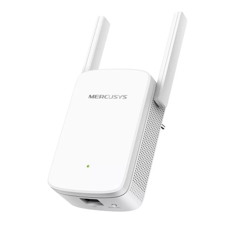 Dual Band WiFi Range Extender AC1200 Vitesse 300 Mbps (2,4 GHz) + 867 Mbps (5 GHz) 2 antennes externes fixes, mur branché…