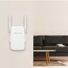 Dual Band WiFi Range Extender AC1200 Vitesse 300 Mbps (2,4 GHz) + 867 Mbps (5 GHz) 2 antennes externes fixes, mur branché…