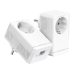 Kit CPL Gigabit AV1000 avec prise intégrée type F (lot de 2) Vitesse 1000Mbps |MSE1062 couleur Blanc
