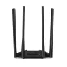 Routeur Wi-Fi Dual-Band AC1200 Vitesse 300 Mbps (2,4 GHz) + 867 Mbps (5 GHz) 4 antennes externes fixes 2 ports LAN Gigabit 1…