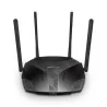 Routeur WiFi 6 Dual-Band AX3000 Noir Vitesse 574 Mbps (2,4 GHz) + 2402 Mbps (5 GHz) + Antennes externes fixes 3 ports LAN…