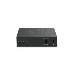 Boitier en métal Switch de bureau 5 ports Gigabit avec 4 ports PoE+, 4 ports PoE+ Gigabit, 1 port Non-PoE Gigabit Longue…