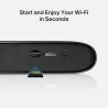 Mobile 4G LTE Wi-Fi Noir Modem 150Mbps 4G LTE intégré Vitesse 150 Mbps (2,4 GHz) batterie 2200 mAh Réseau 4G : prend charge…