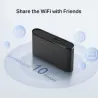 Mobile 4G LTE Wi-Fi Noir Modem 150Mbps 4G LTE intégré Vitesse 150 Mbps (2,4 GHz) batterie 2200 mAh Réseau 4G : prend charge…