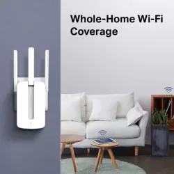 Range Extender Wifi N300 Vitesse 300 Mbps at 2.4 GHz 3 antennes externes fixes prises murales Couleur Blanc