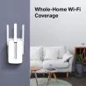 Range Extender Wifi N300 Vitesse 300 Mbps at 2.4 GHz 3 antennes externes fixes prises murales Couleur Blanc