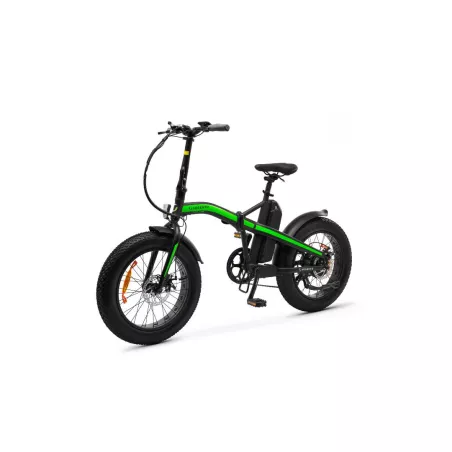 Vélo électrique pliable Argento MiniMad Mot Bafang 36V/250W/60Nm , Batt 36V 10.4Ah 374Wh, Shimano Tpurney 7 vitesses. 25Km/h…