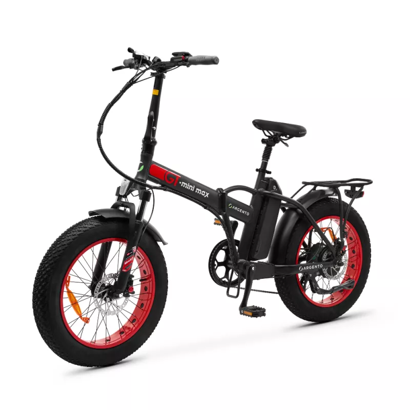 Vélo électrique pliable Argento MiniMax GT Moteur Bafang 48V/250W/80Nm , Batt 48V 12.8Ah, Dérailleur Shimano 7 vitesses…