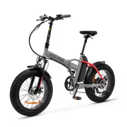 Vélo électrique pliable Argento MiniMax Rouge Moteur Bafang 36V/250W/60Nm , Batt 36V 10.4Ah, Dérailleur Shimano 7 vitesses…