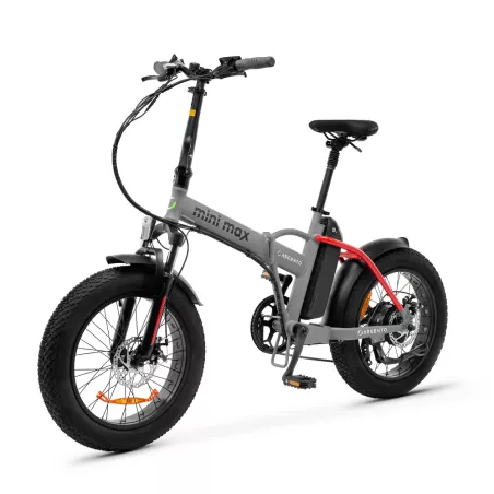 Vélo électrique pliable Argento MiniMax Rouge Moteur Bafang 36V/250W/60Nm , Batt 36V 10.4Ah, Dérailleur Shimano 7 vitesses…