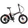 Vélo électrique pliable Argento MiniMax Rouge Moteur Bafang 36V/250W/60Nm , Batt 36V 10.4Ah, Dérailleur Shimano 7 vitesses…
