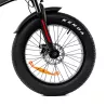 Vélo électrique pliable Argento MiniMax Rouge Moteur Bafang 36V/250W/60Nm , Batt 36V 10.4Ah, Dérailleur Shimano 7 vitesses…