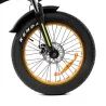 Vélo électrique pliable Argento MiniMax Jaune Moteur Bafang 36V/250W/60Nm , Batt 36V 10.4Ah, Dérailleur Shimano 7 vitesses…
