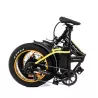 Vélo électrique pliable Argento MiniMax Jaune Moteur Bafang 36V/250W/60Nm , Batt 36V 10.4Ah, Dérailleur Shimano 7 vitesses…
