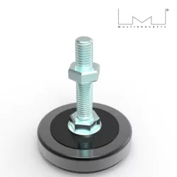 Remplaçant roulettes pour série 180 MULTIBRACKETS Noir pour moniteur En Acier. Capacité 50kg