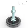 Remplaçant roulettes pour série 180 MULTIBRACKETS Noir pour moniteur En Acier. Capacité 50kg