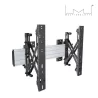 Fixation push in pop out MBW1U MULTIBRACKETS Silver pour moniteur 101,6cm 40 165,1cm 65" Capacité 30 kg VESA 100 x100 600x400 mm