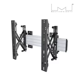 Fixation push in pop out MBW1U MULTIBRACKETS Silver pour moniteur 101,6cm 40 165,1cm 65" Capacité 30 kg VESA 100 x100 600x400 mm