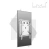Support mural rotatif MULTIBRACKETS Blanc pour moniteur 127cm 50 2,41m 95" Capacité 50kg VESA 200 x200 400x400 mm