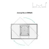 Support mural rotatif MULTIBRACKETS Blanc pour moniteur 127cm 50 2,41m 95" Capacité 50kg VESA 200 x200 400x400 mm