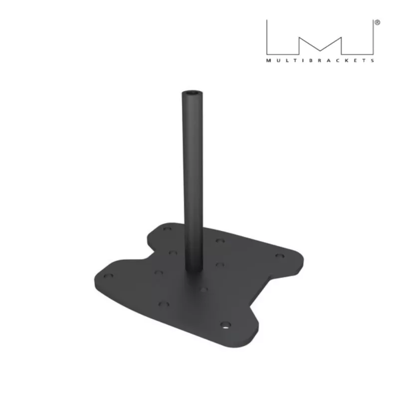 Embase à fixer au sol MULTIBRACKETS Noir M Pro Series Acier, poids max 90 kg pour écran