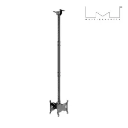 Support plafond dos à dos Noir MULTIBRACKETS pour moniteur 10 au 32" Capacité 14 kg VESA 50mm 200mm Hauteur min: 550 - max…