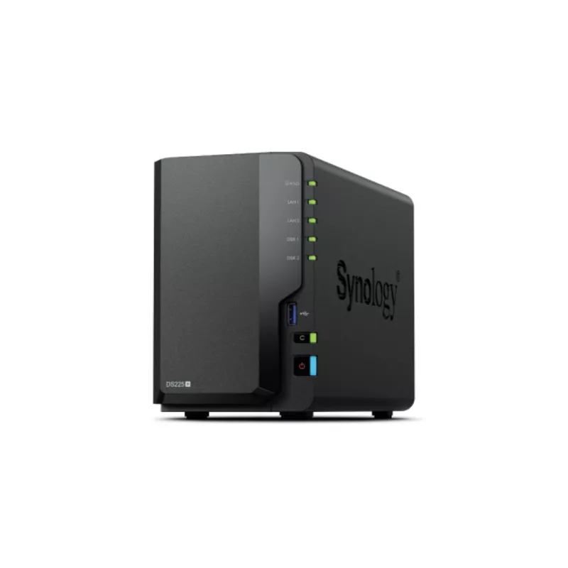 Synology - DiskStation DS225+ NAS avancé à 2 baies pour les utilisateurs domestiques - Stockage de fichiers/Sauvegarde - Port…